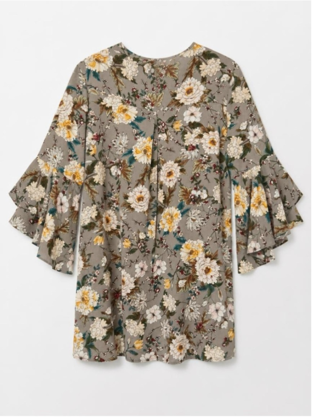 Jodifl Keyhole Dress with Bell Sleeves - Picture 4 of 5